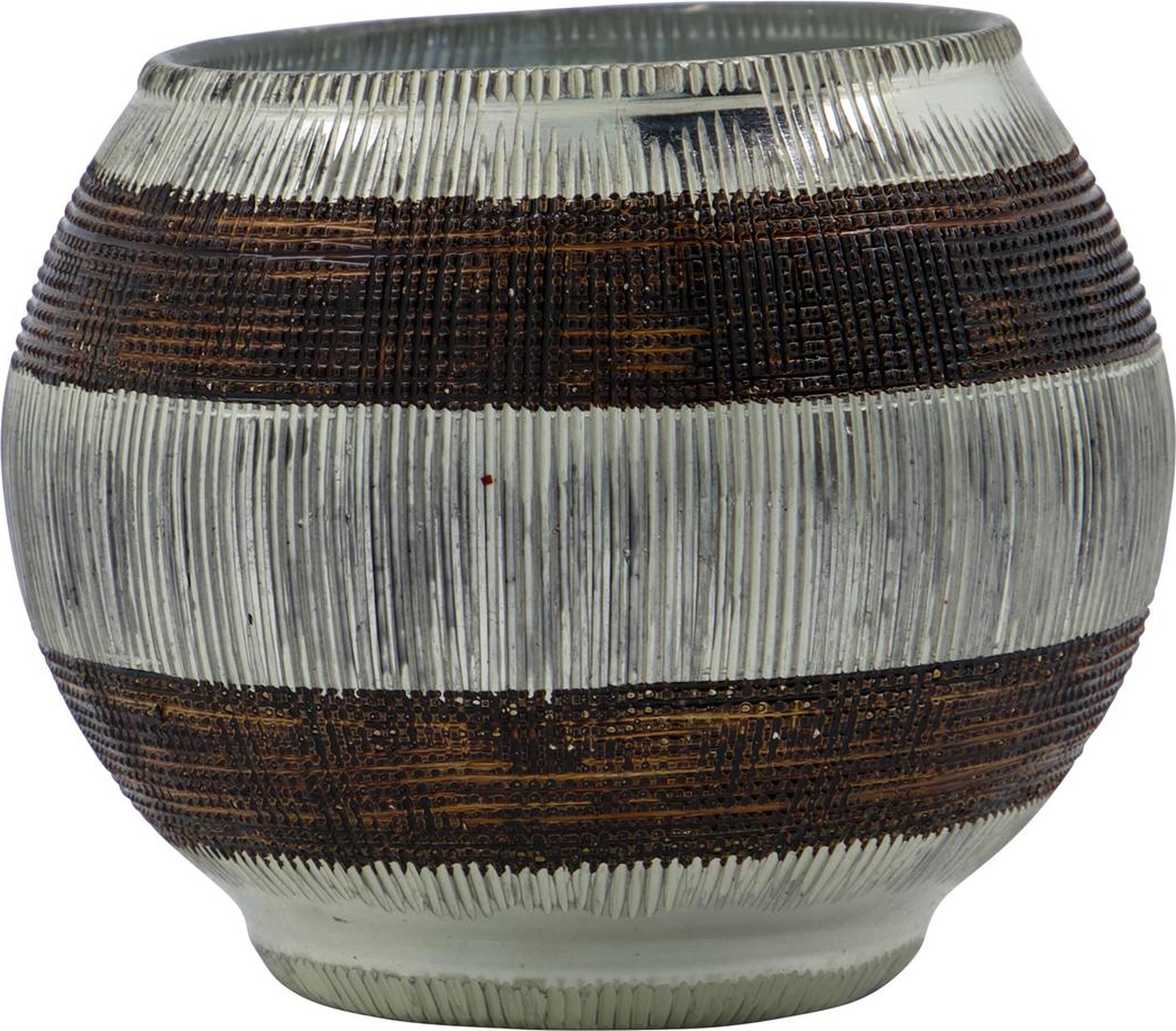 Świeczniki na tealighty Stripe srebrne 2 szt.