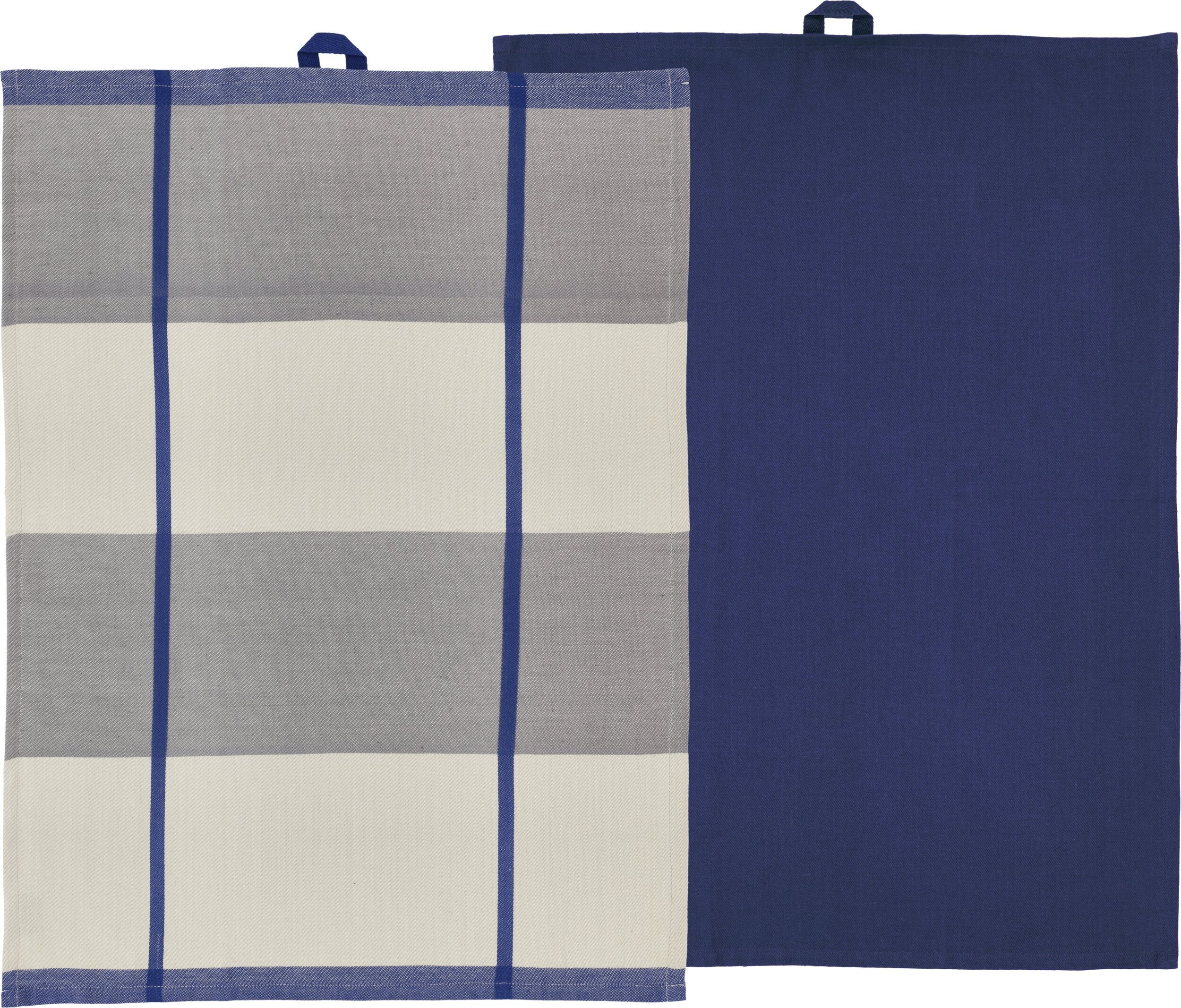 Ścierki kuchenne Blocks 50 x 70 cm niebieskie 2 szt.