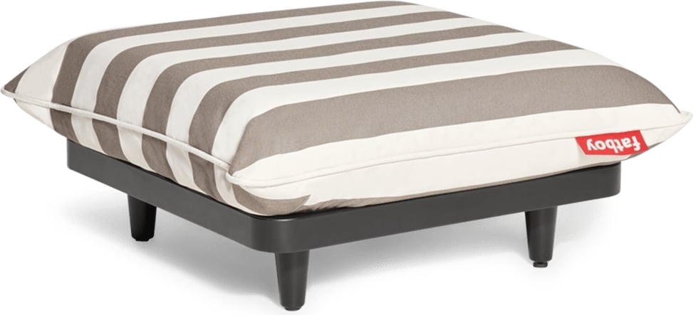 Siedzisko Paletti w paski brązowo-kremowe