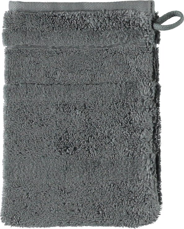 Rękawica kąpielowa Noblesse II gładka 16 x 22 cm antracytowa