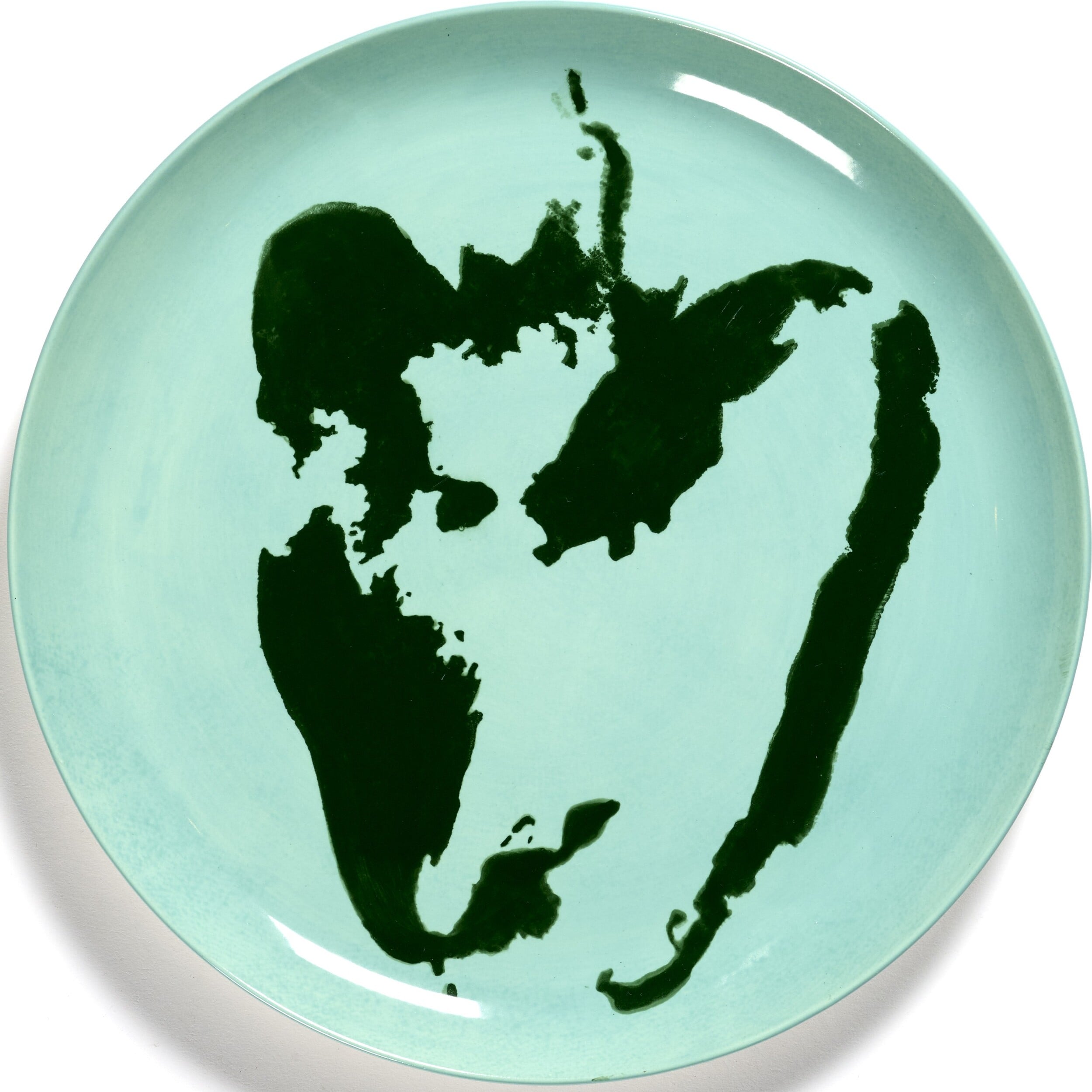 Talerze obiadowe Feast Pepper 26,5 cm jasnoniebiesko-zielone 2 szt.