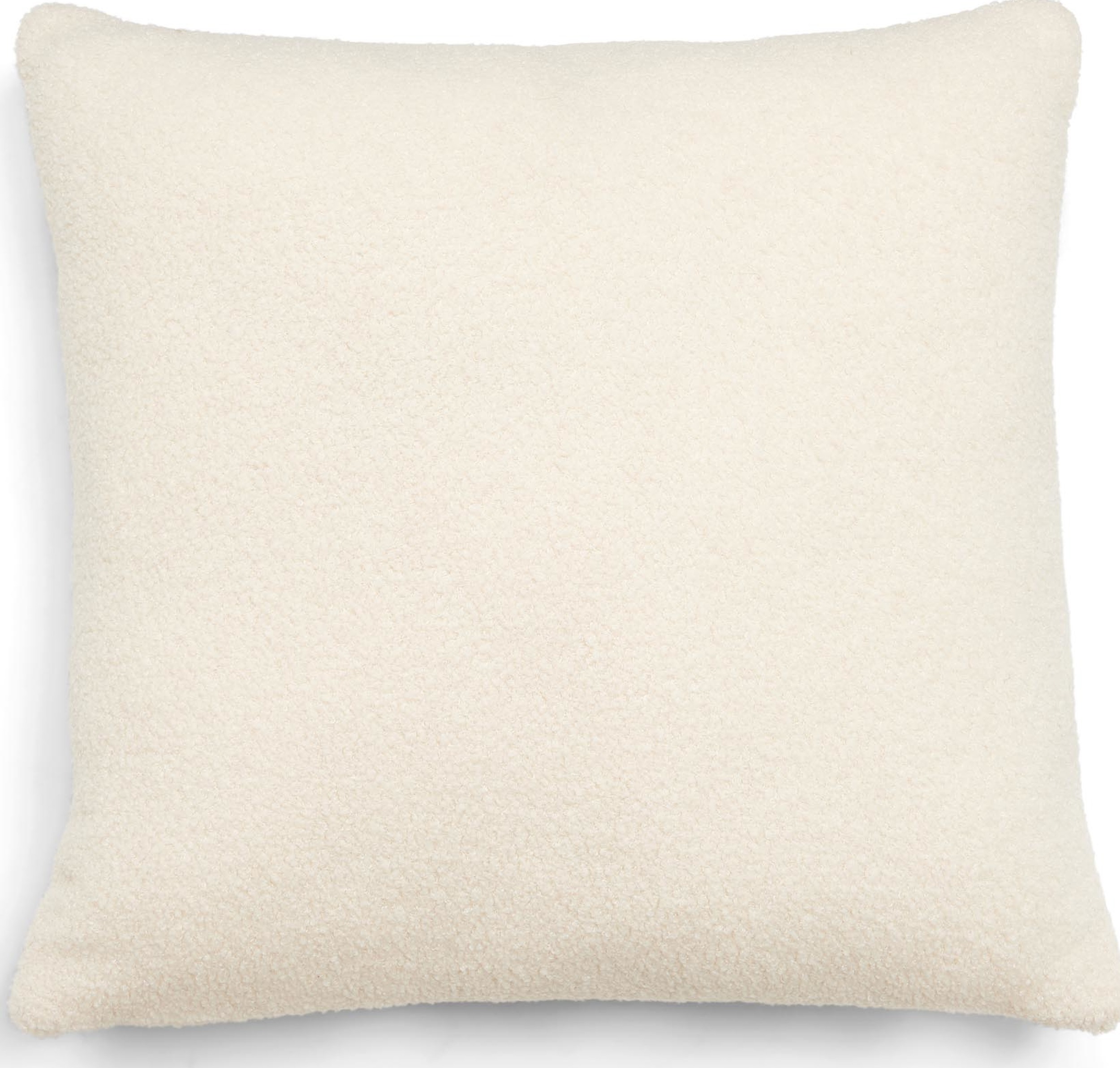 Poduszka dekoracyjna Teddy 50 x 50 cm waniliowa