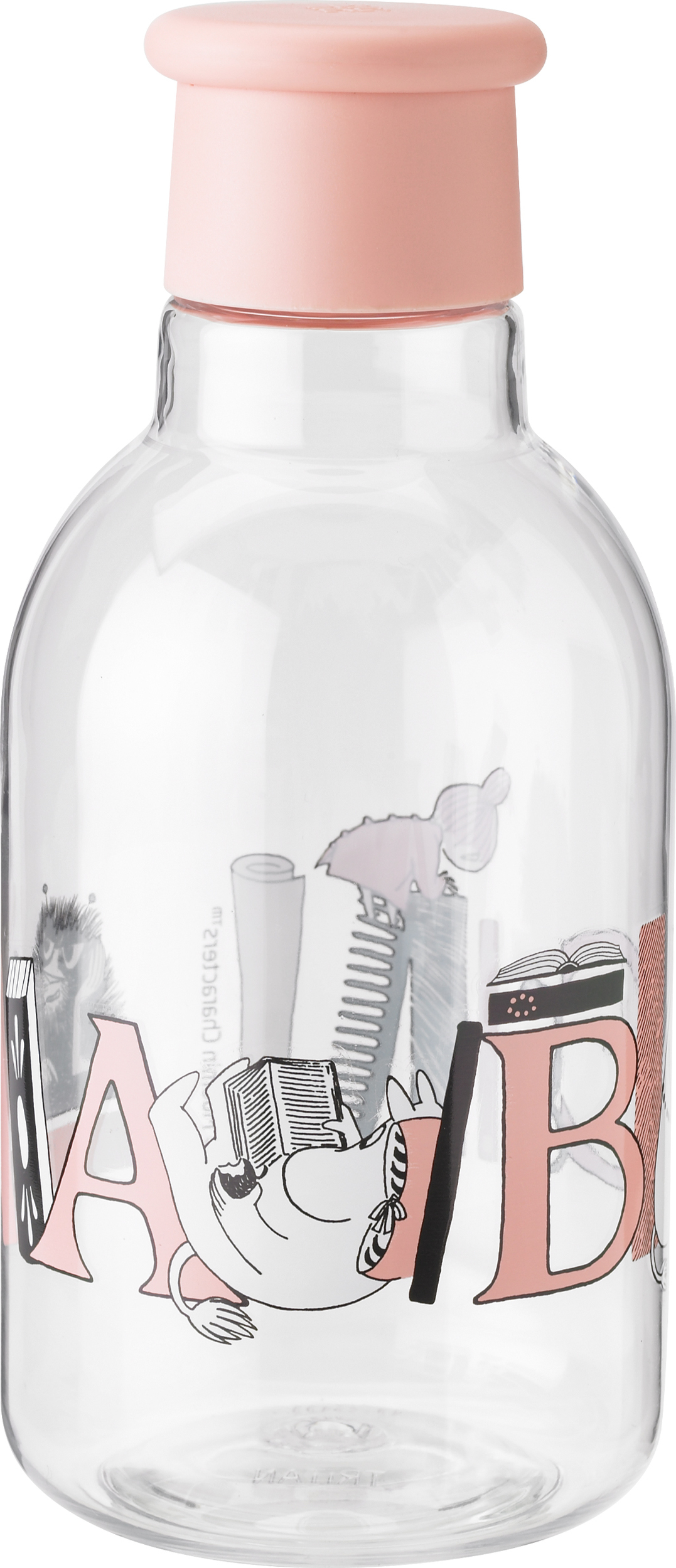 Butelka na wodę Drink-It Muminki 500 ml łososiowa