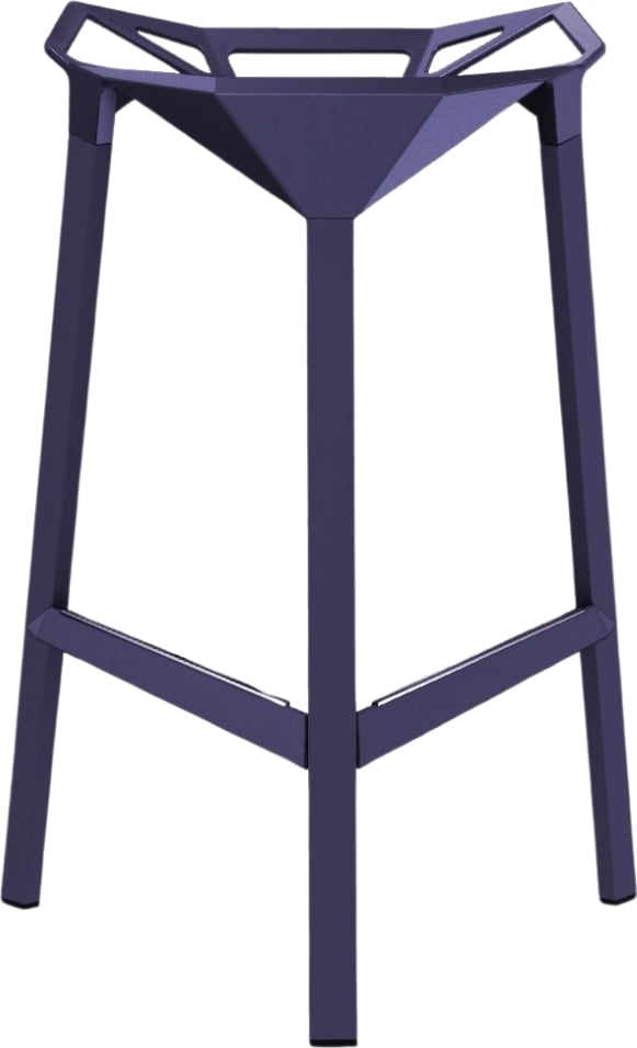 Stołek barowy Stool_One 74 cm fioletowy