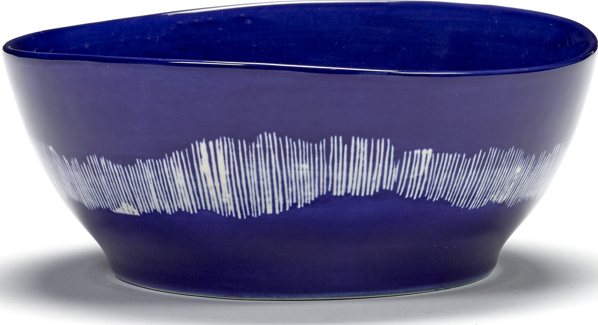 Miski Feast 18 cm ciemnoniebiesko-białe 4 szt.