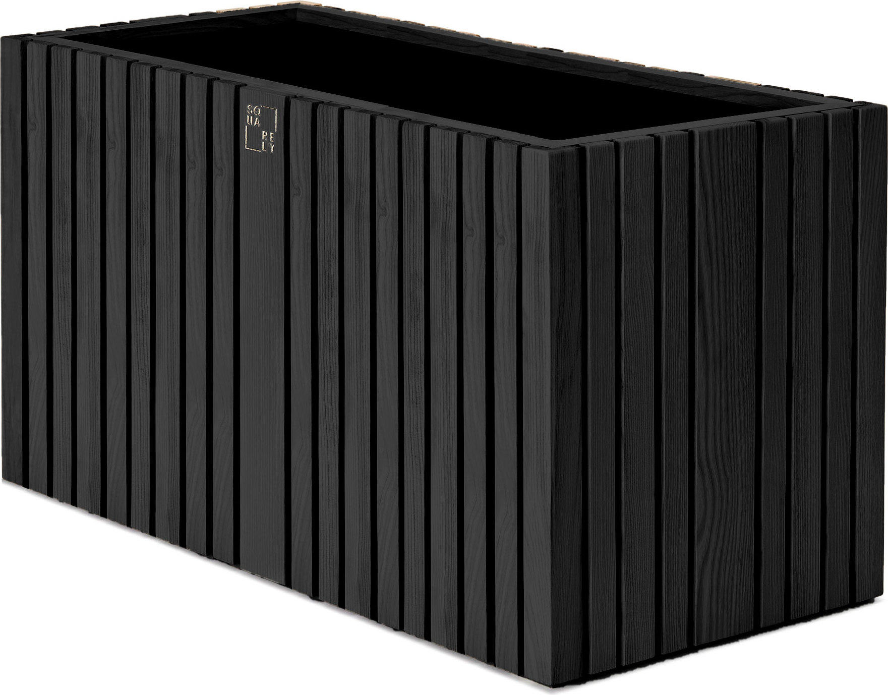 Doniczka samonawadniająca GrowLARGE czarny jesion