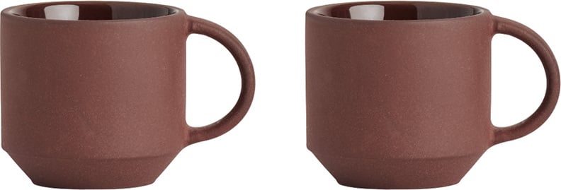 Kubki do espresso Yuka 110 ml brązowy 2 szt.