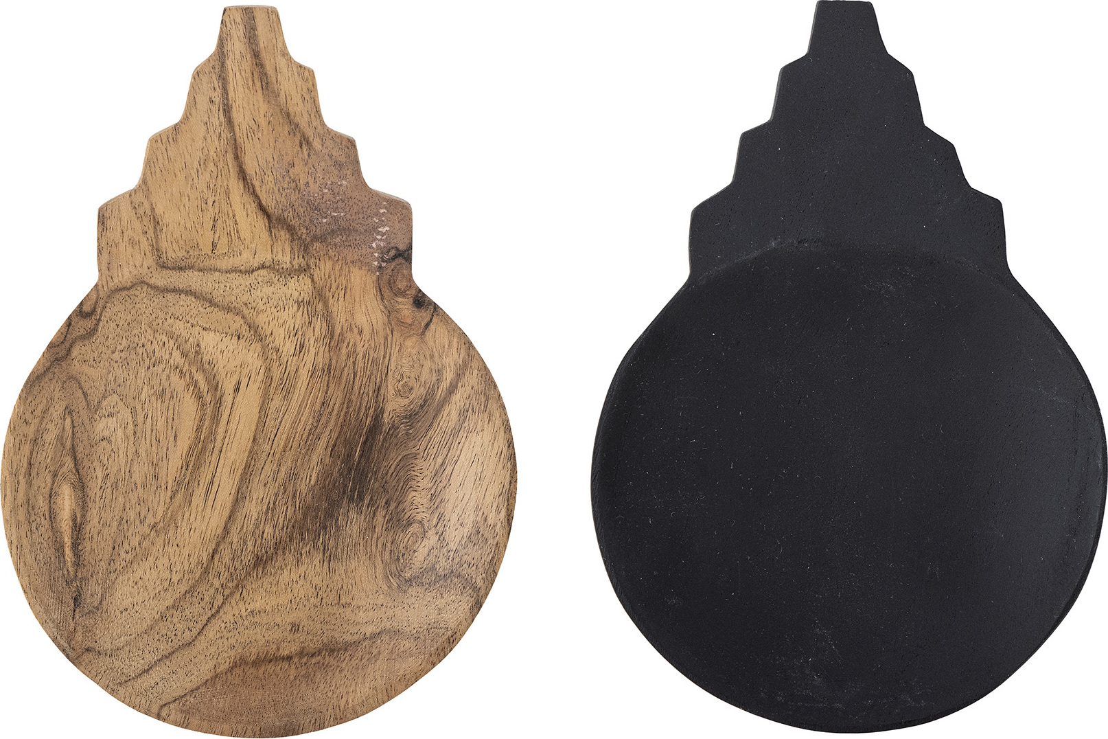 Tace do serwowania Tiara 10 x 15 cm z drewna akacjowego 2 szt.