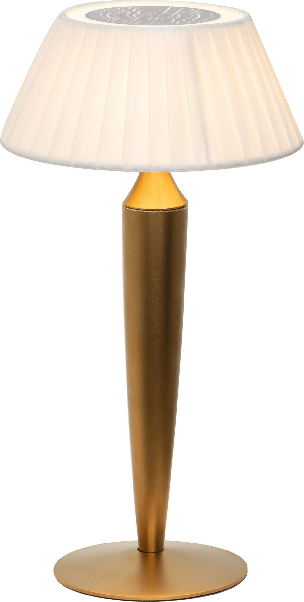 Lampa stołowa bezprzewodowa Flaminia złota