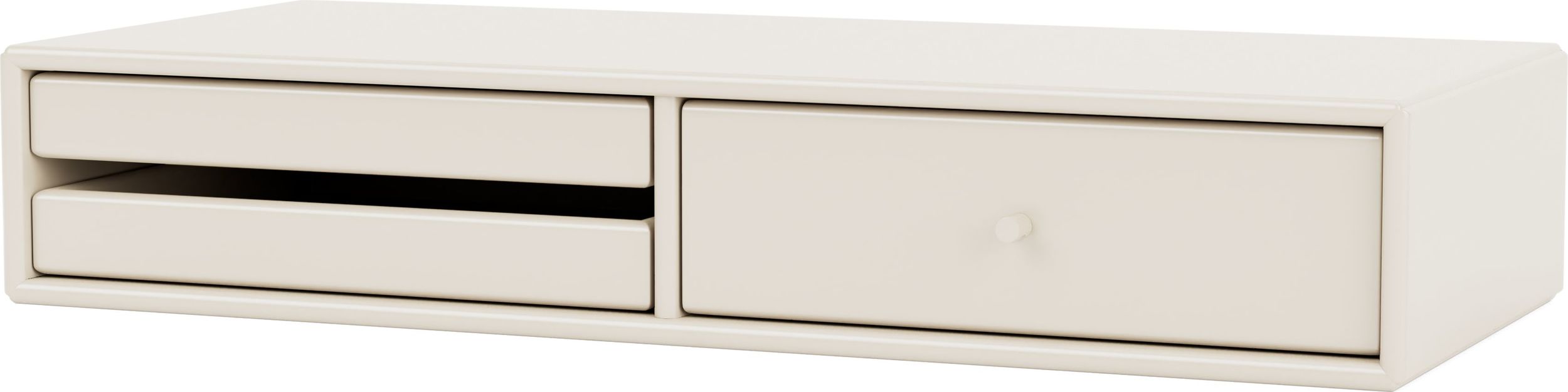 Toaletka Montana Makeup jasnobeżowa montowana na ścianie