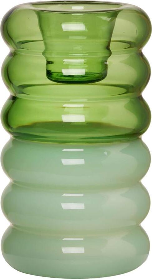 Świecznik na klasyczną świecę Hoop zielony