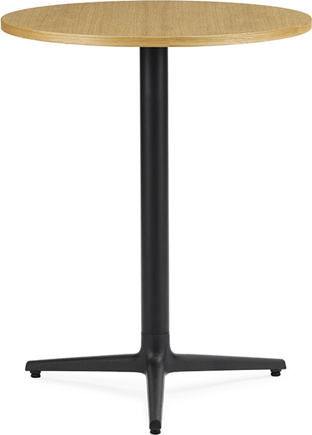 Stół Allez okrągły 60 cm z dębowym blatem na trzech nogach