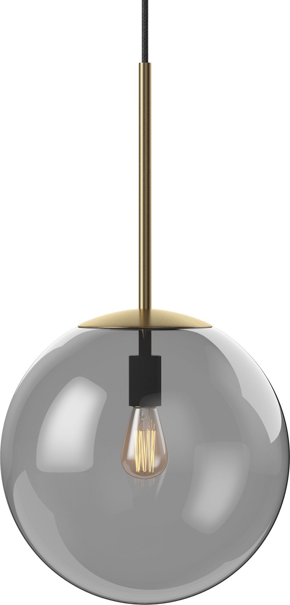 Lampa wisząca Orb 25 cm mosiądz