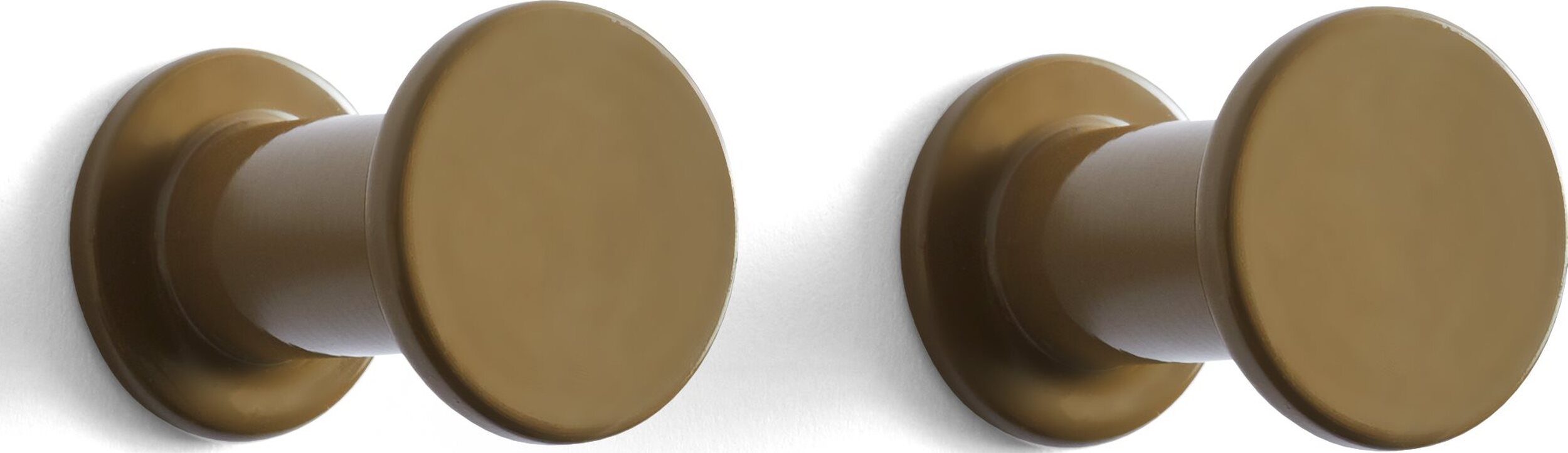 Haczyki ścienne Bolt brązowe 2 szt.