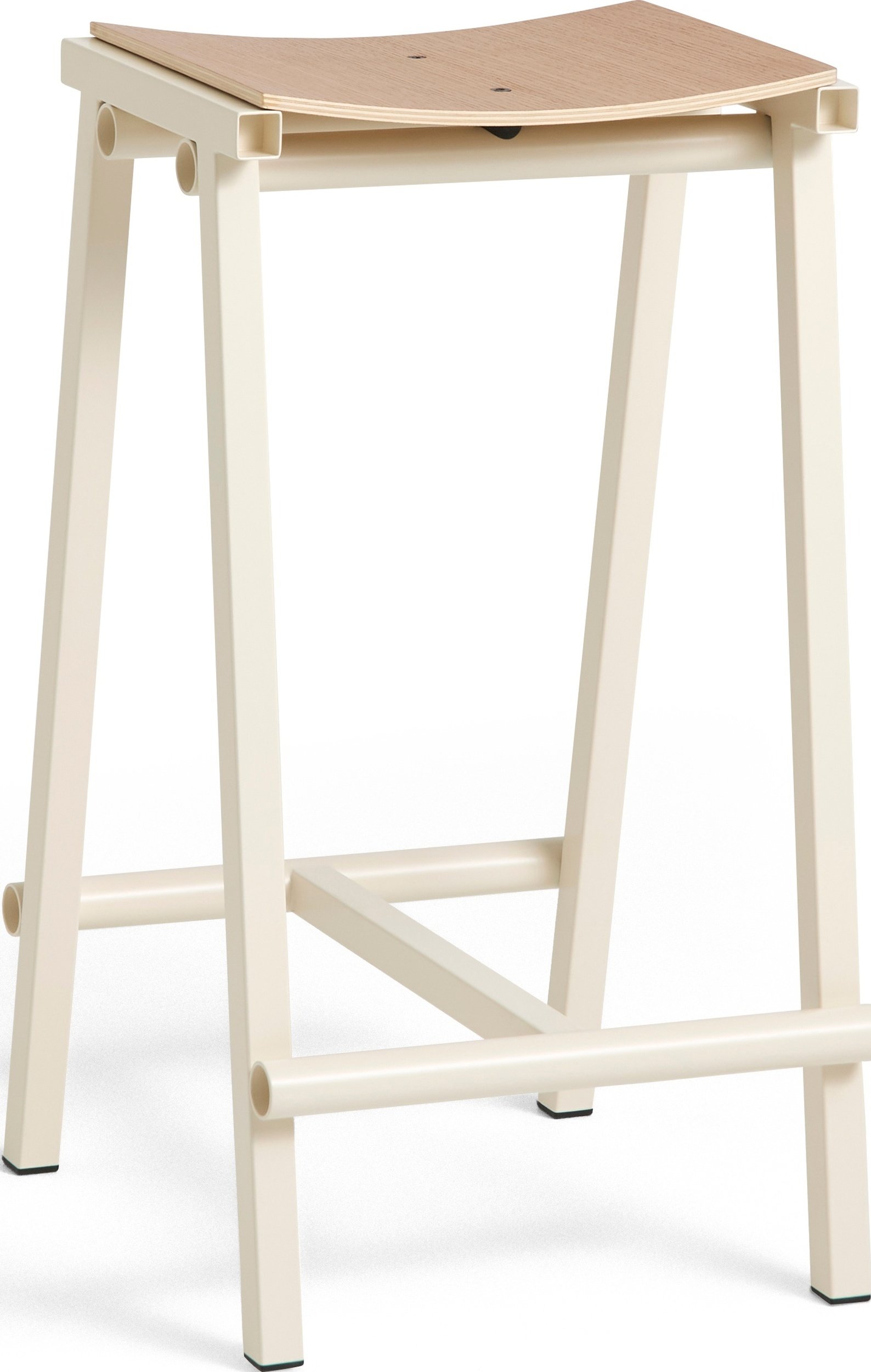 Stołek barowy Taburete 8 65 cm beżowy