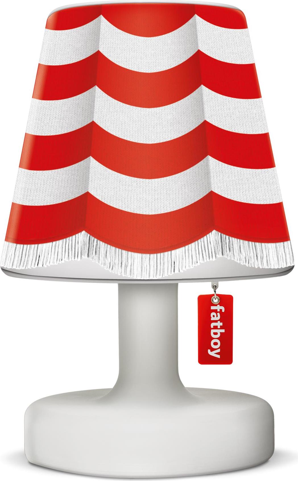 Abażur Cooper Cappie Stripe Curtain Red do lampy Edison The Petit