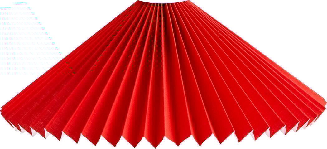 Klosz do lampy Matin 30 cm czerwony