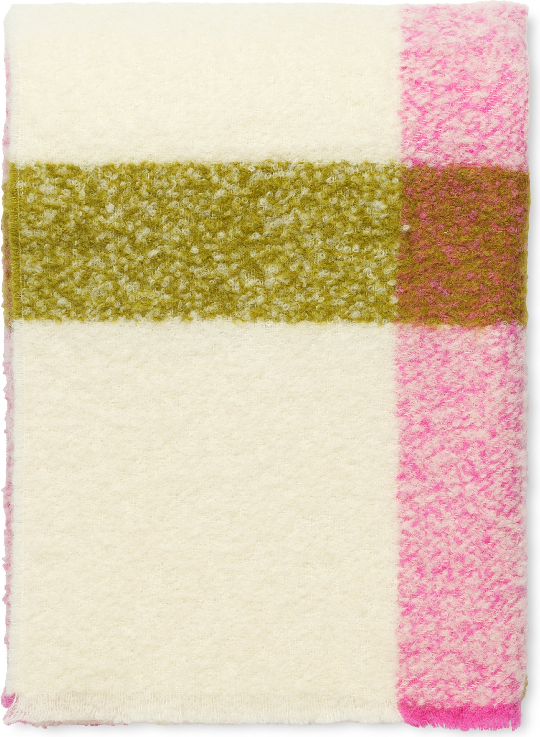 Koc Lava 130 x 190 cm zielono-różowy
