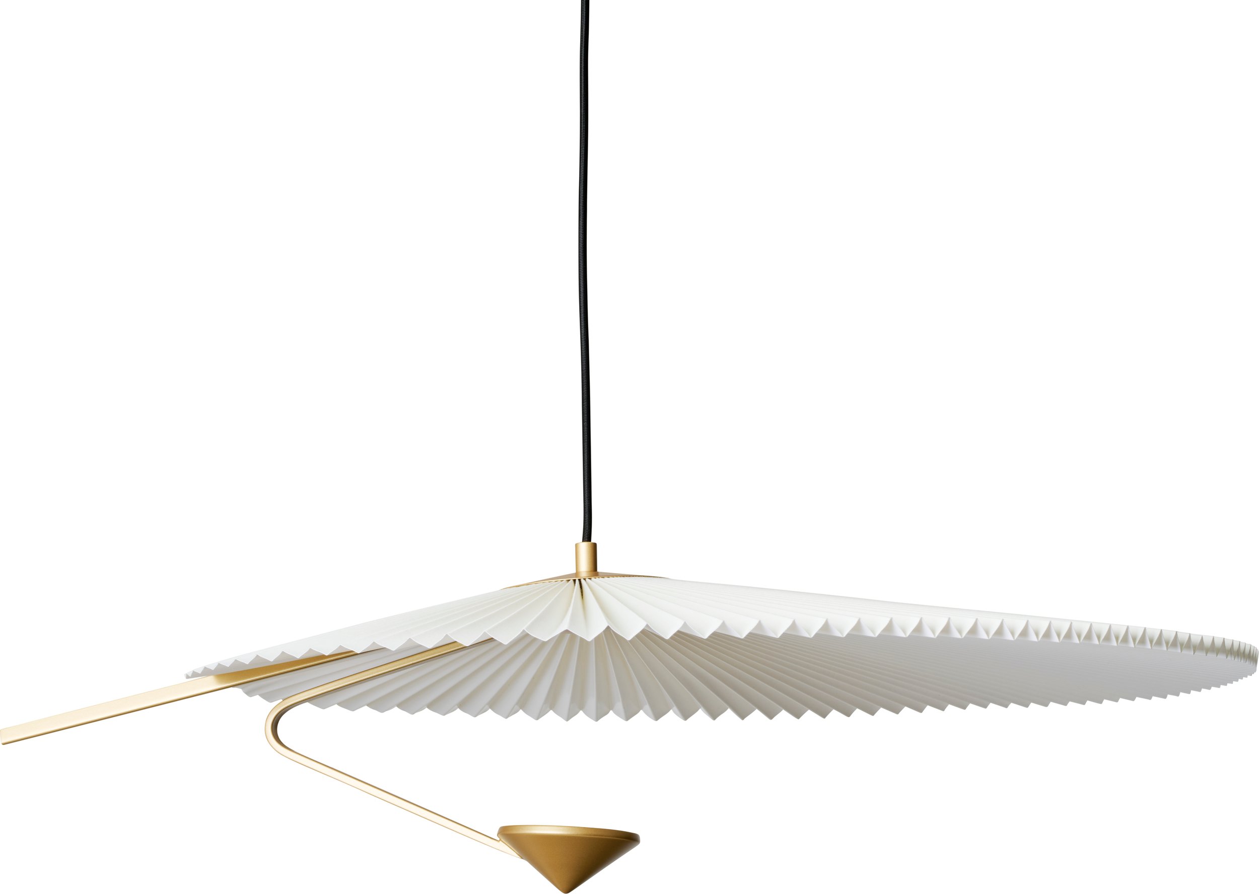 Lampa wisząca Liris mosiądz