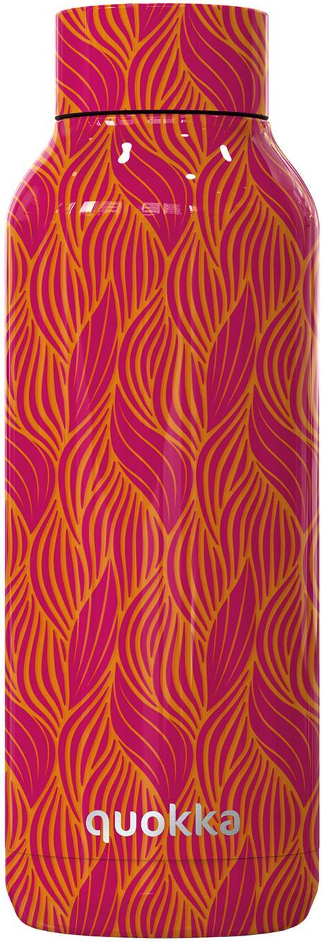Butelka termiczna Quokka Solid 510 ml orange bloom ze wzorem