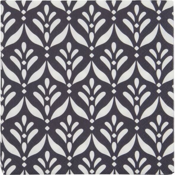 Serwetki papierowe Mento czarne 40 szt.