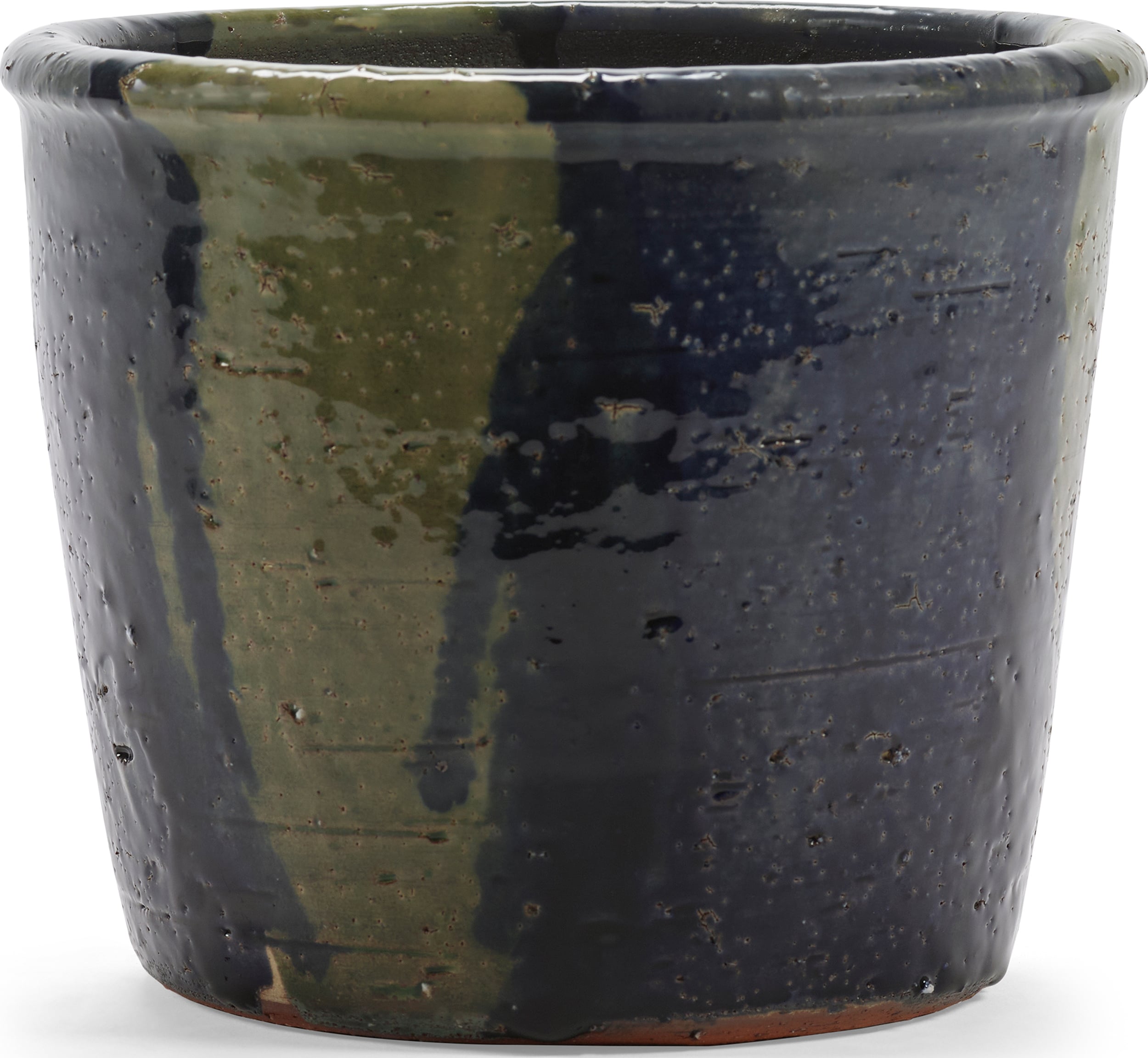 Doniczka Glazed Shades 20 cm niebiesko-zielona