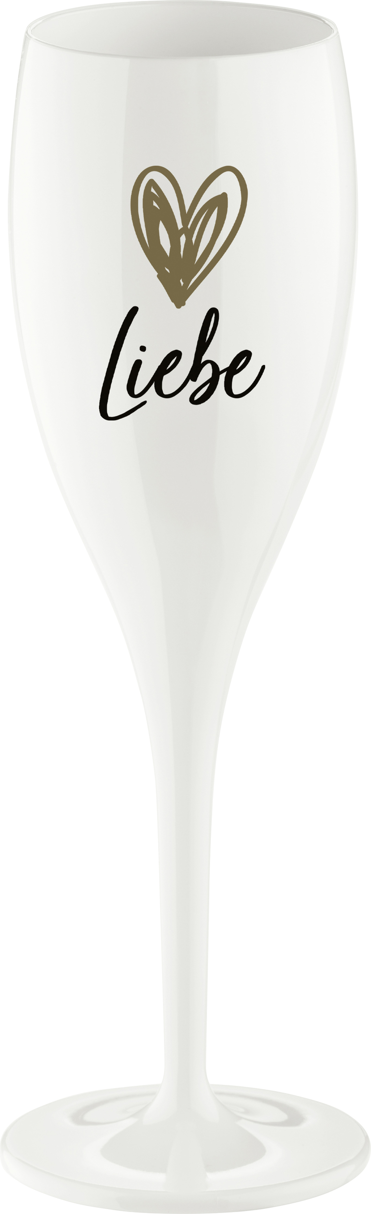 Kieliszek do szampana Cheers z napisem Liebe