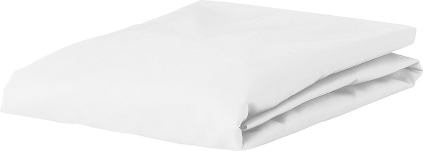 Prześcieradło z gumką Premium Percale 90 x 200 cm białe