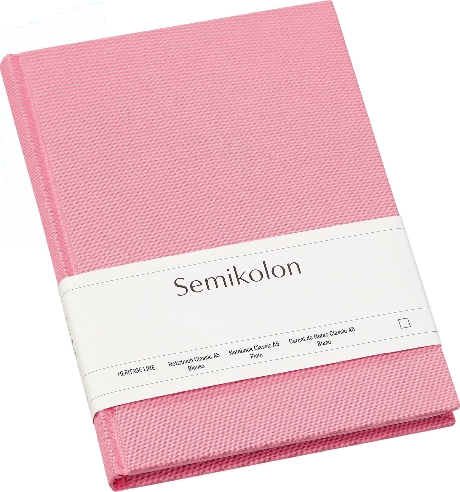 Notes gładki Uni Classic A5 różowy