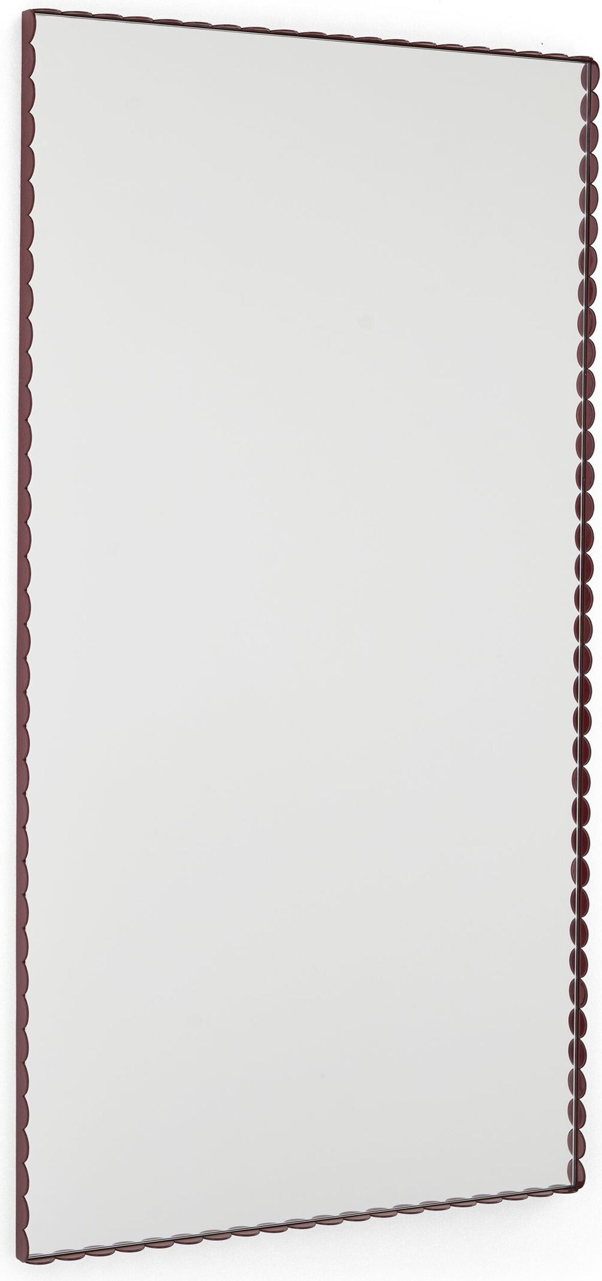 Lustro ścienne Hay Arcs L burgundowe