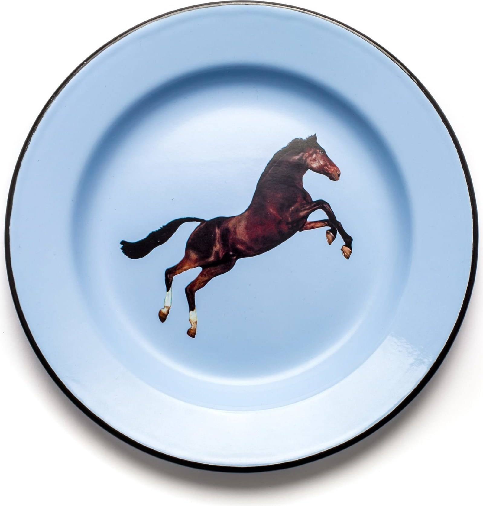 Talerz Seletti Wears Toiletpaper emaliowany Horse