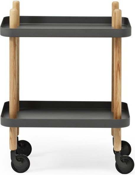 Stolik Block ciemnoszary