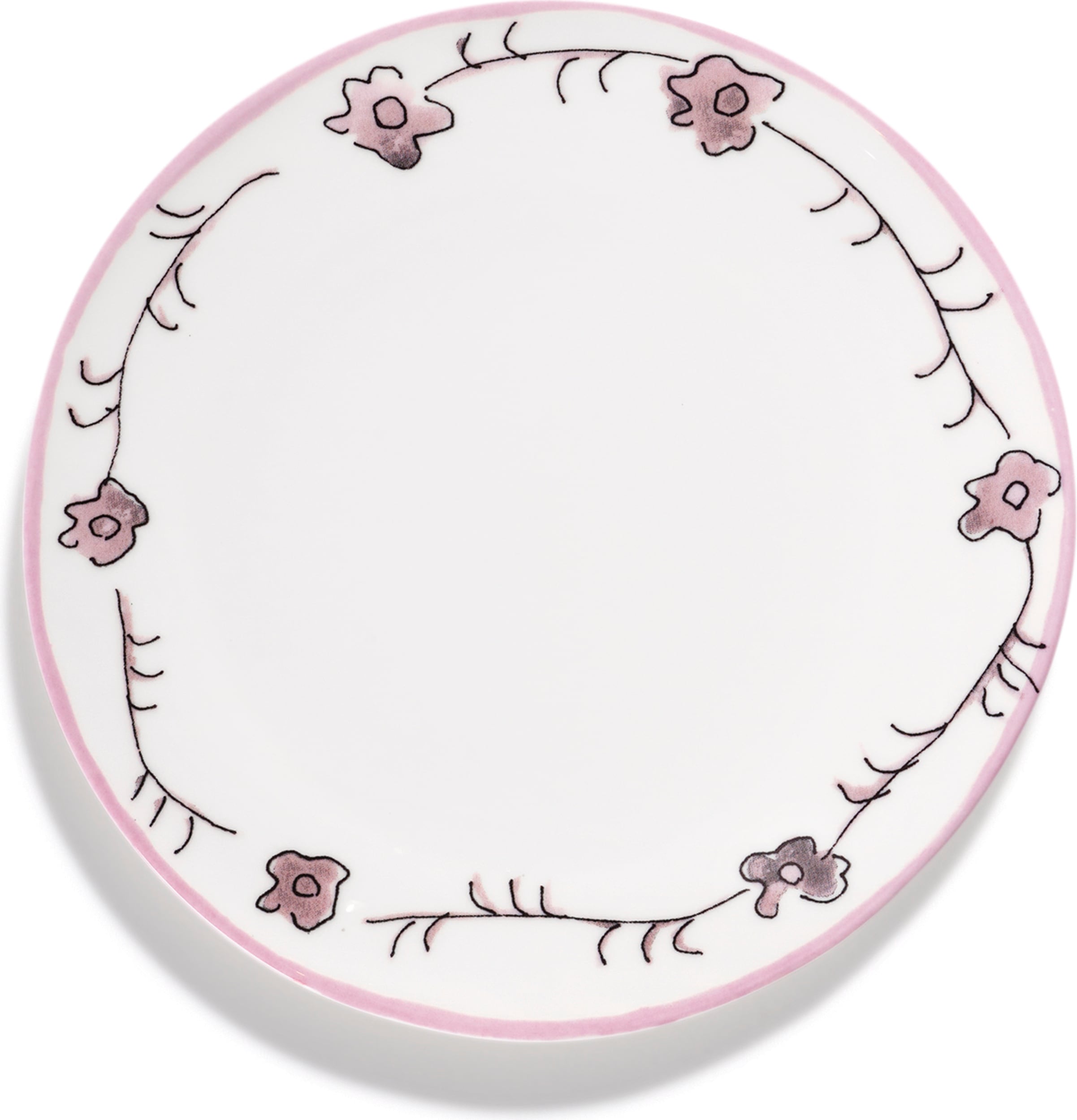 Talerz deserowy Midnight Flowers Dark Viola 16 cm