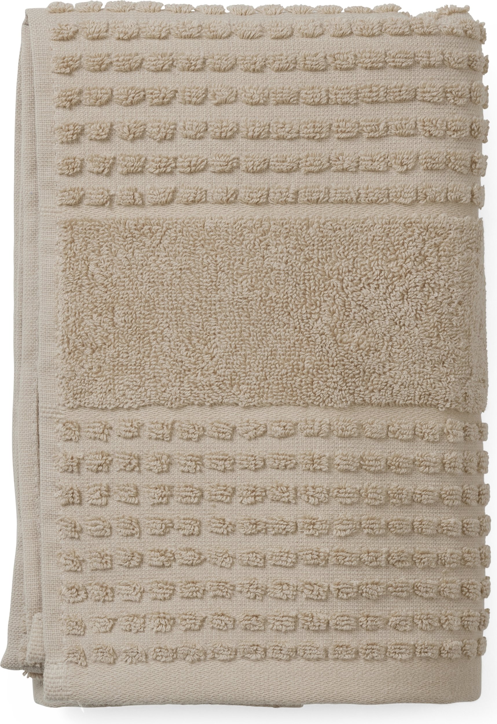 Ręcznik Juna Check 50 x 100 cm piaskowy