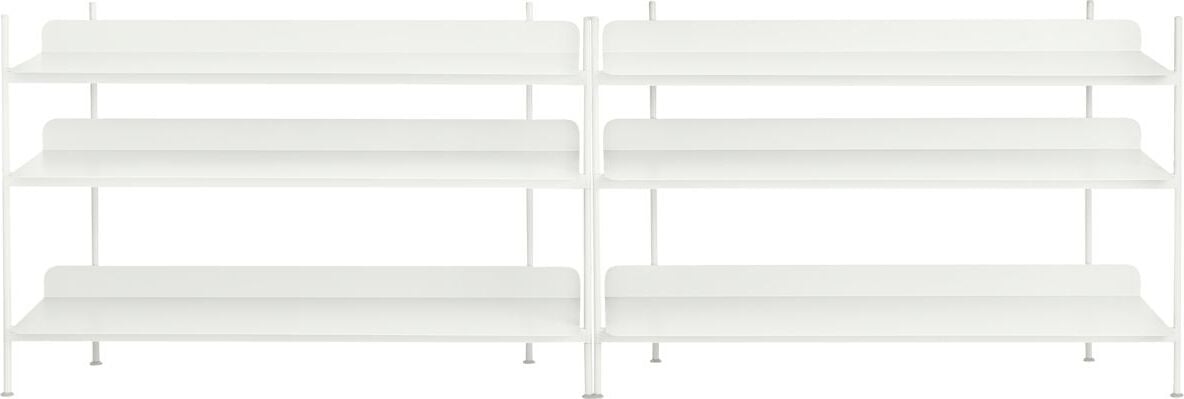 Regały modułowe Compile 6 biały 2 szt.