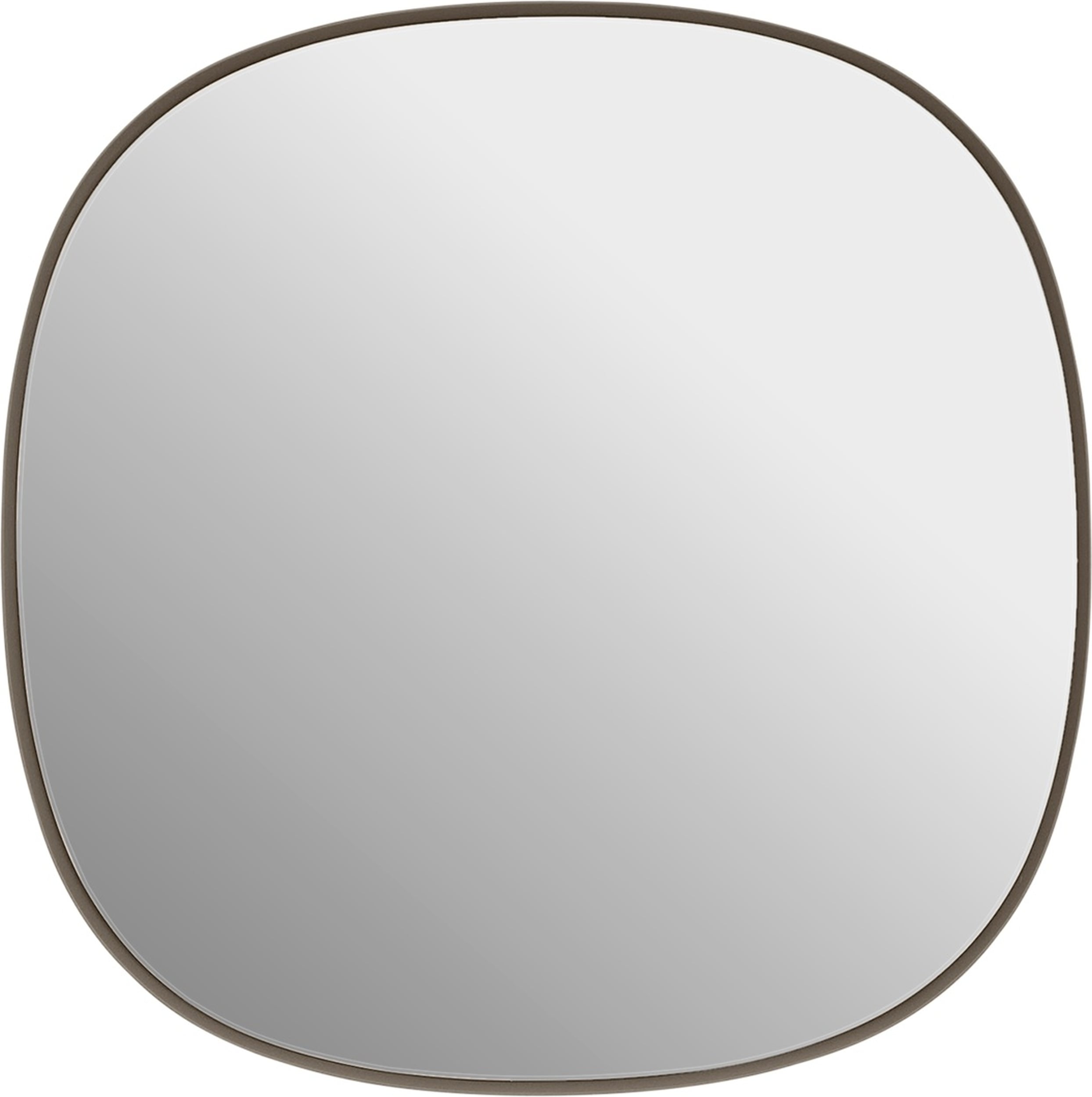 Lustro ścienne Framed kwadratowe XS taupe