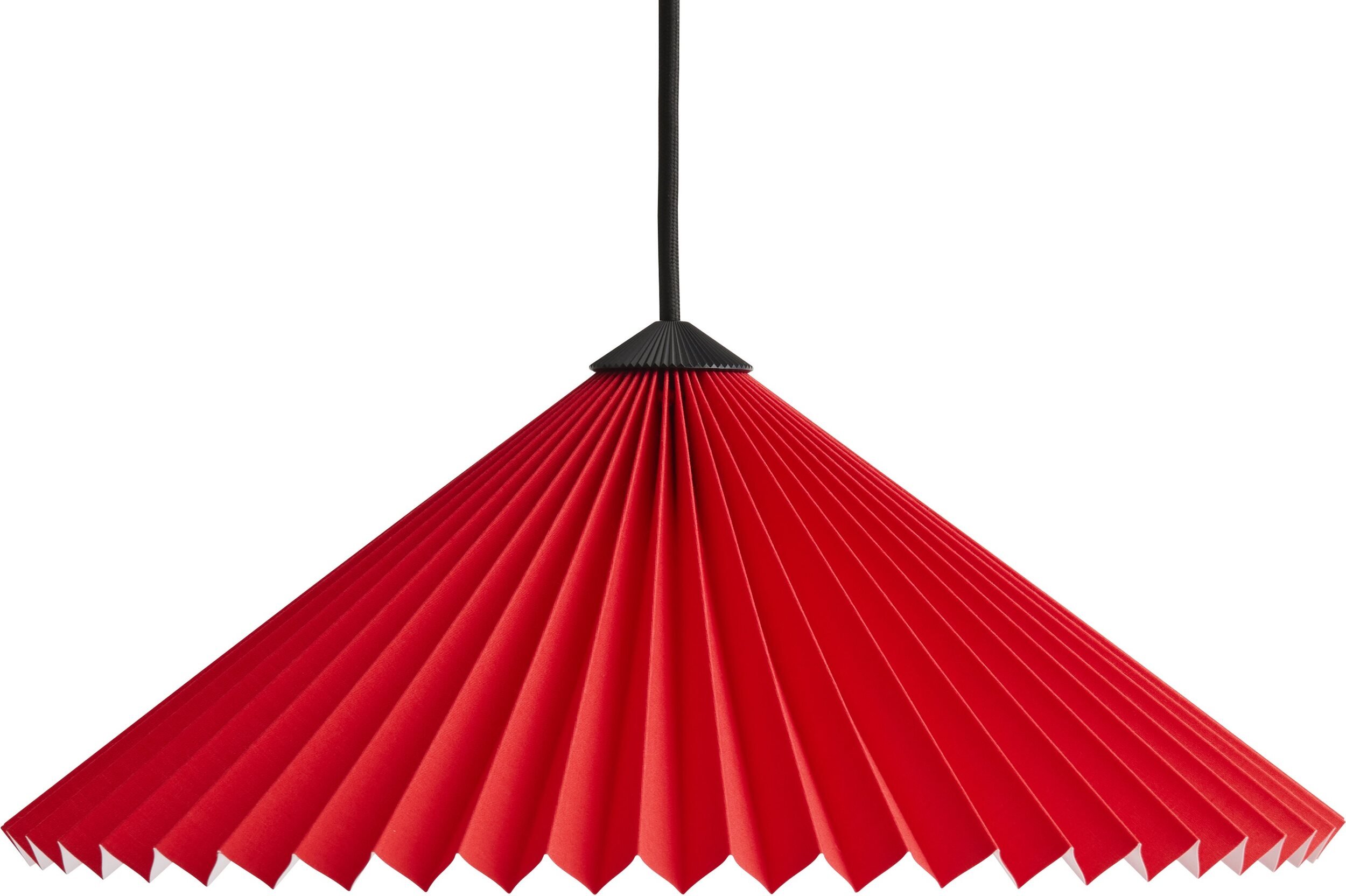 Lampa wisząca Matin 38 cm czerwona