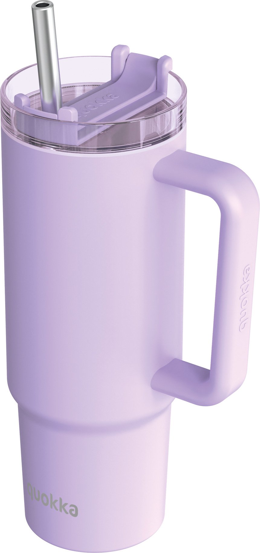 Kubek termiczny ze słomką Quokka Stream 950 ml fioletowy