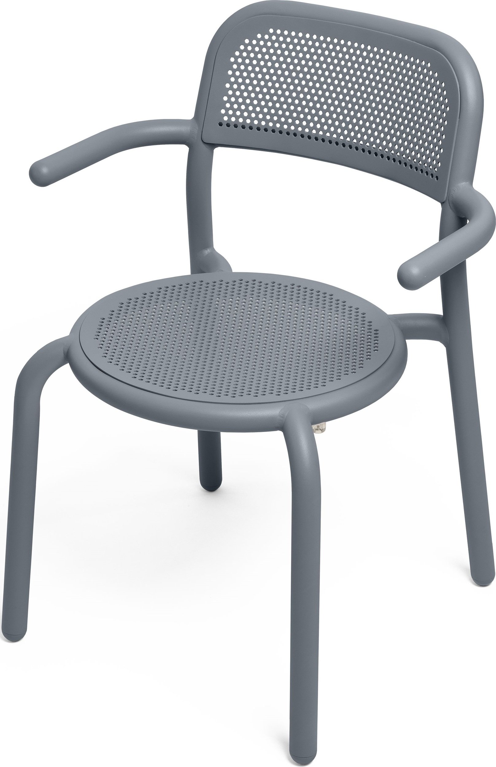 Fotele ogrodowe Toni ciemnoszare 2 szt.