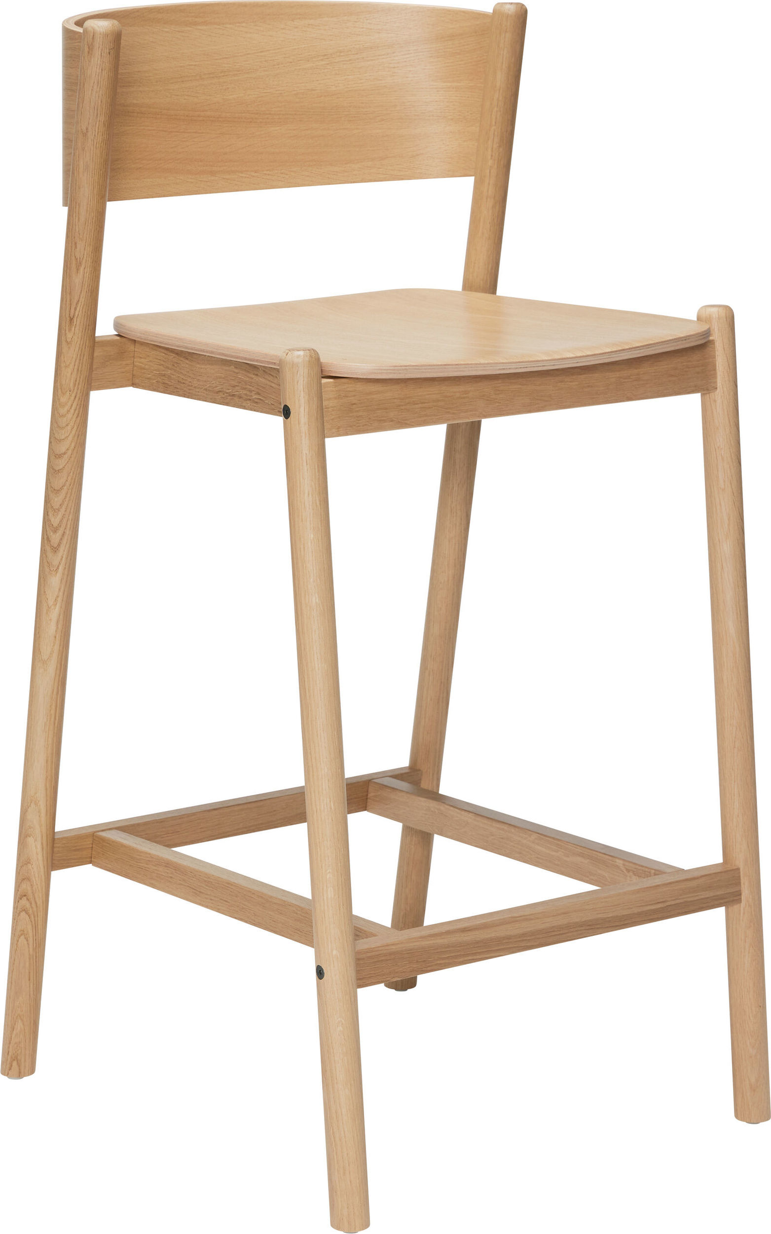 Stołek barowy Oblique 103 cm naturalny dąb