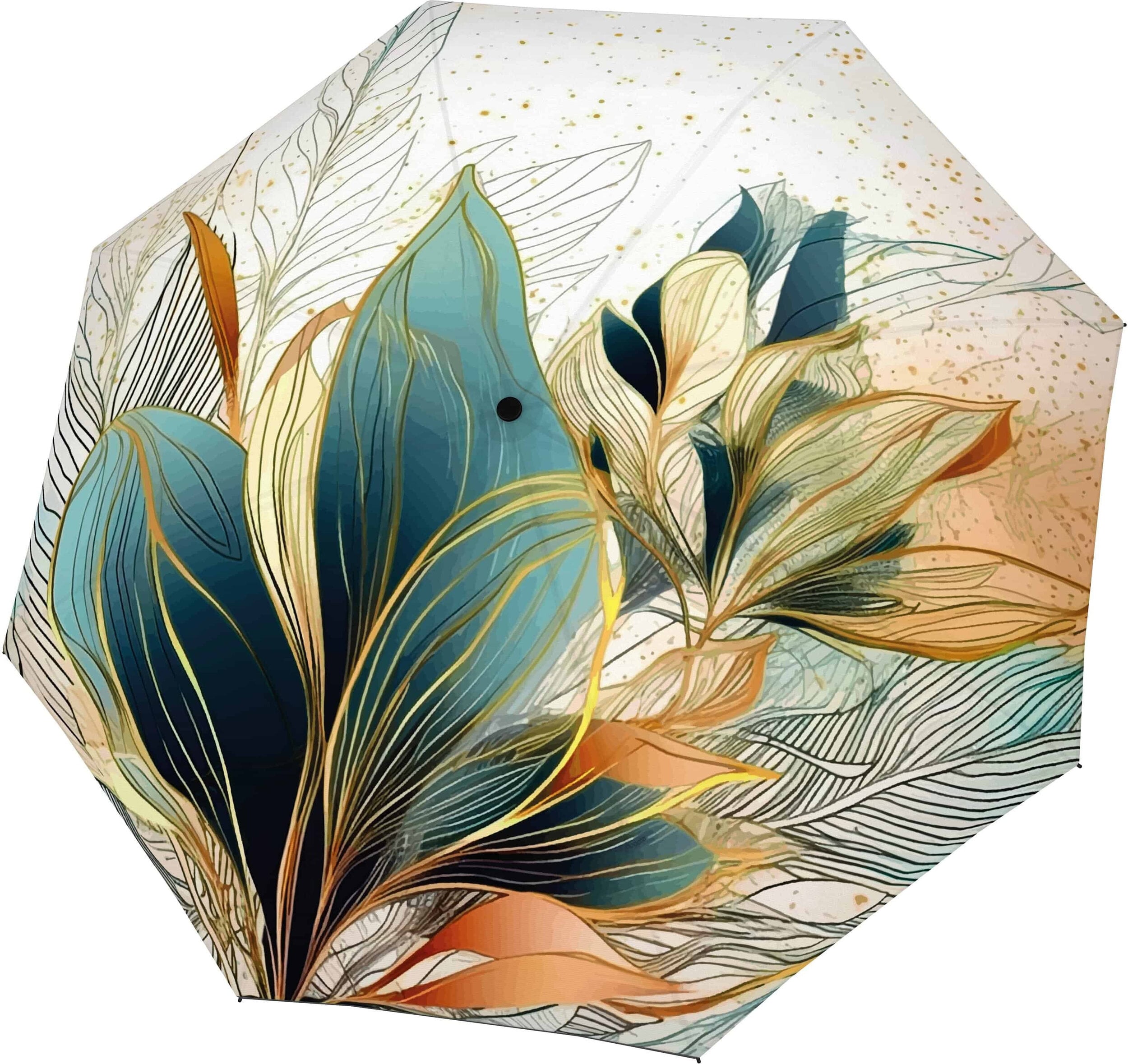 Parasolka Carbonsteel Magic biało-zielona