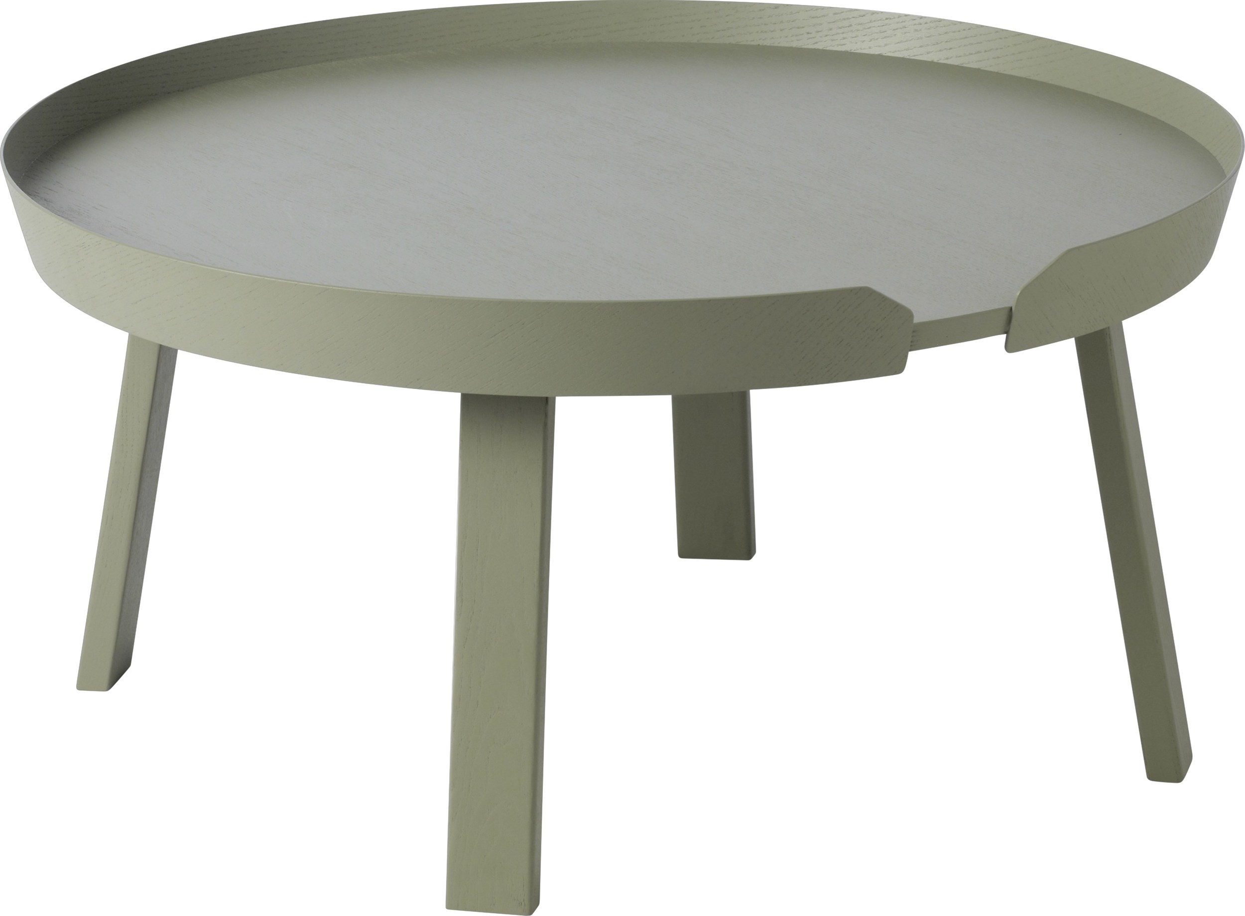 Stolik kawowy Around L zgaszona zieleń