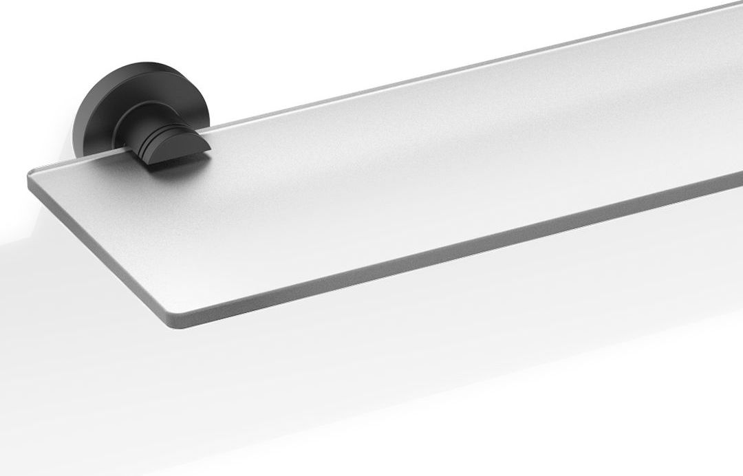 Uchwyty do półki łazienkowej Basic czarny mat 2 szt.