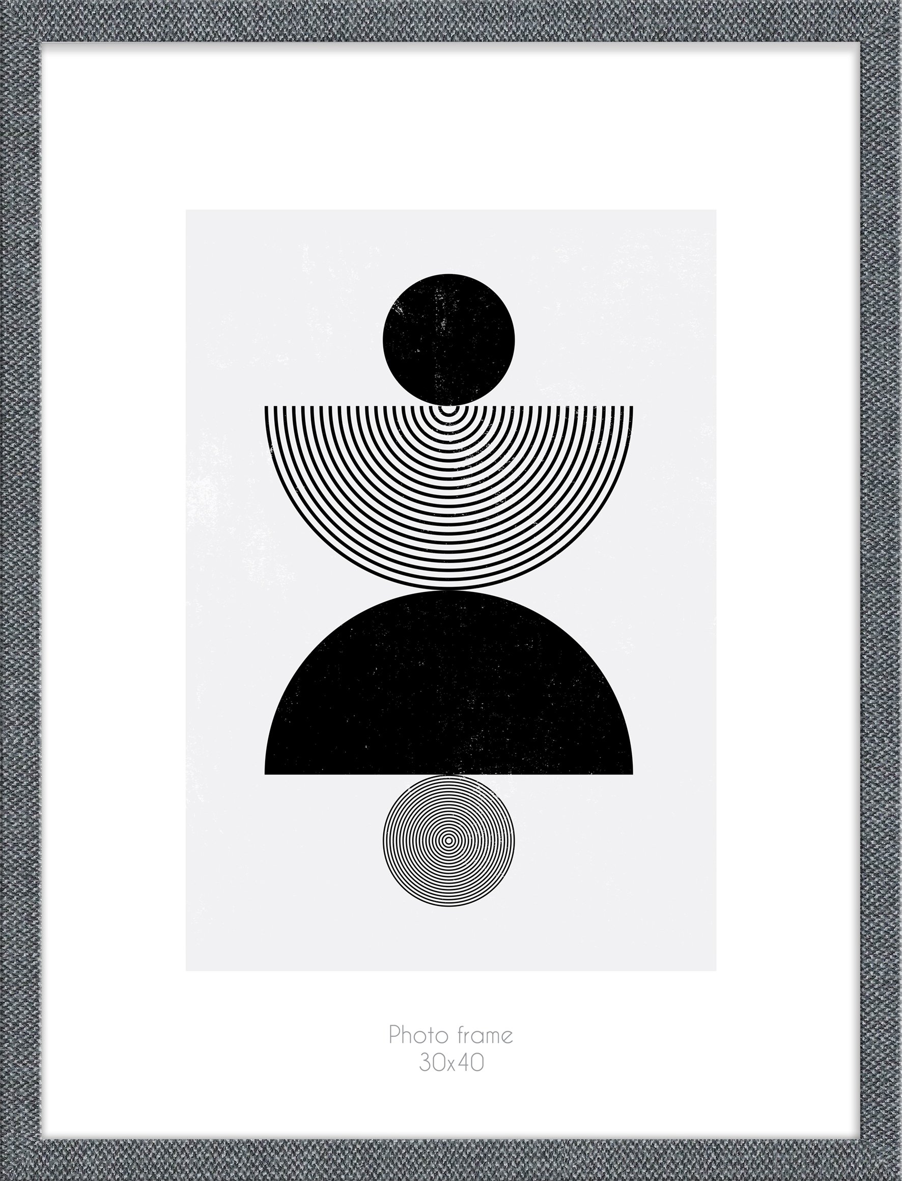 Ramka na zdjęcia Kyoto 30 x 40 cm szara