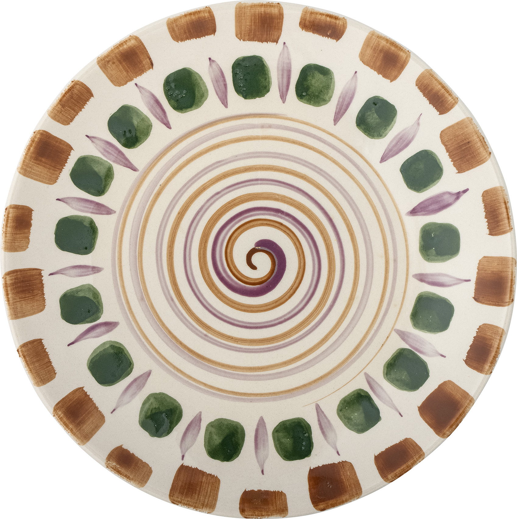 Talerz obiadowy Shama 27 cm zielony