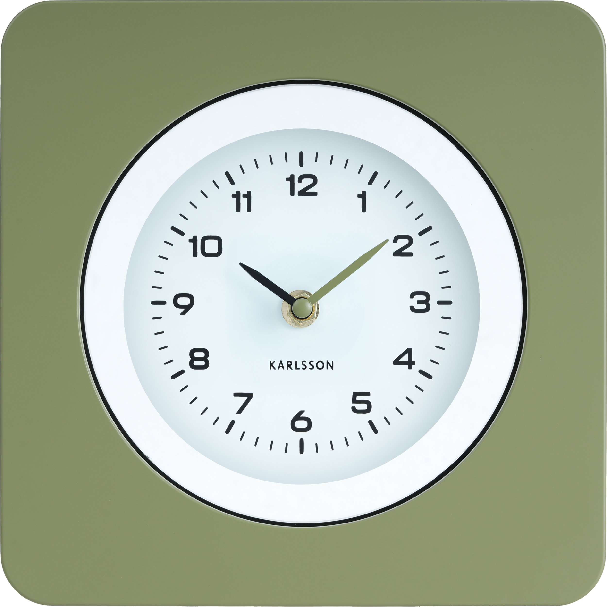Zegar ścienny New Vintage ciemnozielony