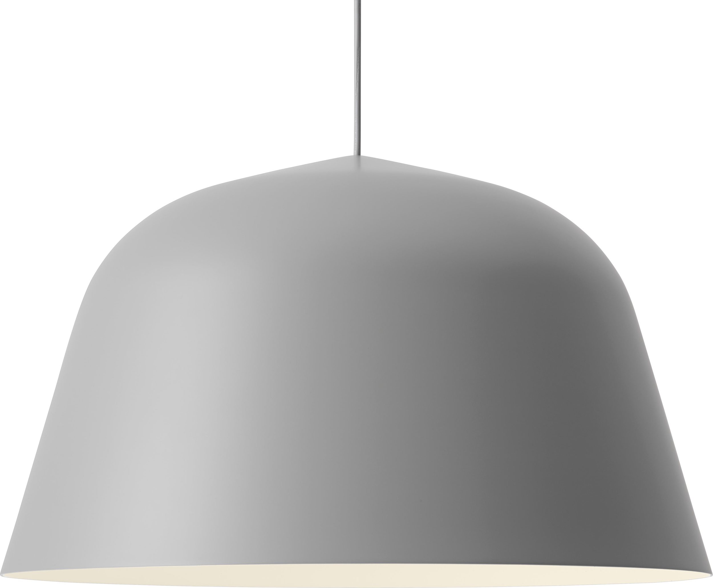 Lampa wisząca Ambit 55 cm szara