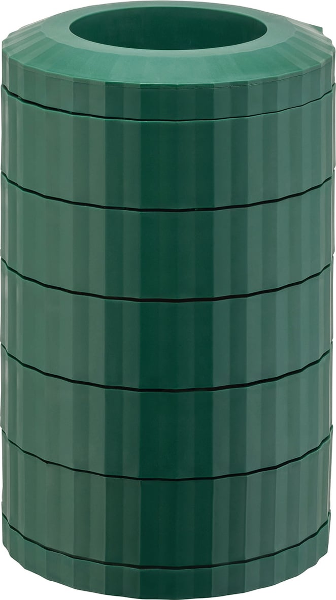 Pojemnik na kapsułki kawy Plissé zielony