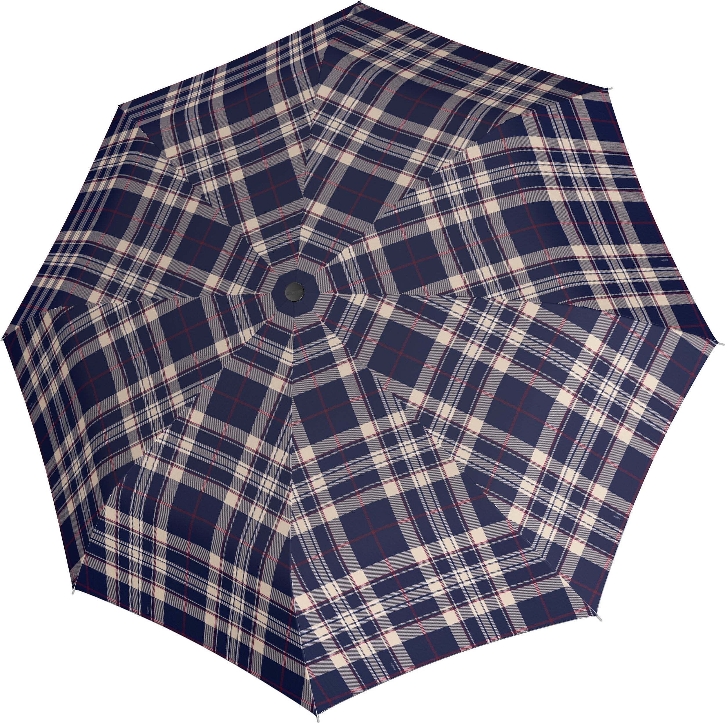 Parasolka Magic Fiber w kratę granatowa