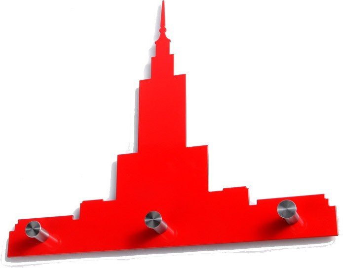 Wieszak potrójny Pałac czerwony